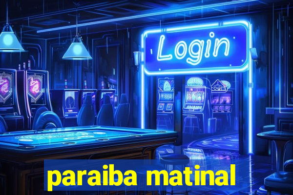 paraiba matinal